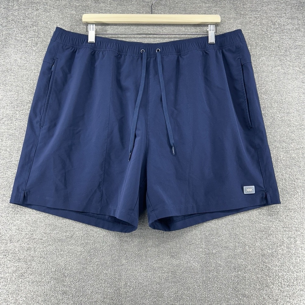Rhone Swim Trunks Men Size XXL Blue Drawstrings Lined Summer‎ Beach